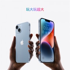 Apple iPhone 14 Plus (A2888) 128GB 蓝色  | 午夜黑 | 蓝色 | 星光 | 红色 | 紫色