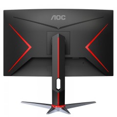 AOC 27英寸 2K高清 180Hz HDR10 快速液晶1ms 广色域 旋转升降 曲面电竞电脑显示器